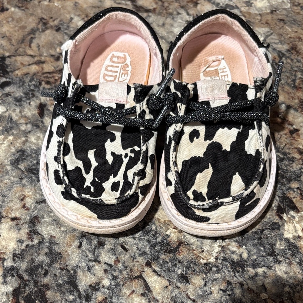 Toddler Cow Print HEY DUDE’S